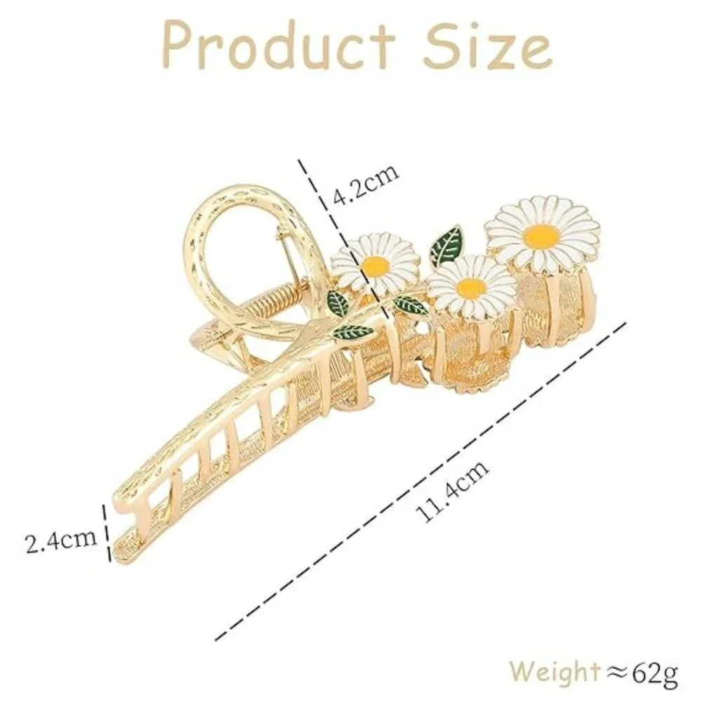 Flowers Hair Claw Clip